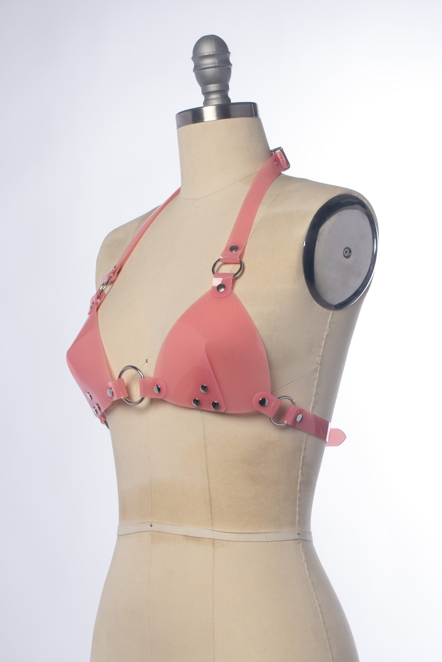 Pastel Triangle Harness Bra