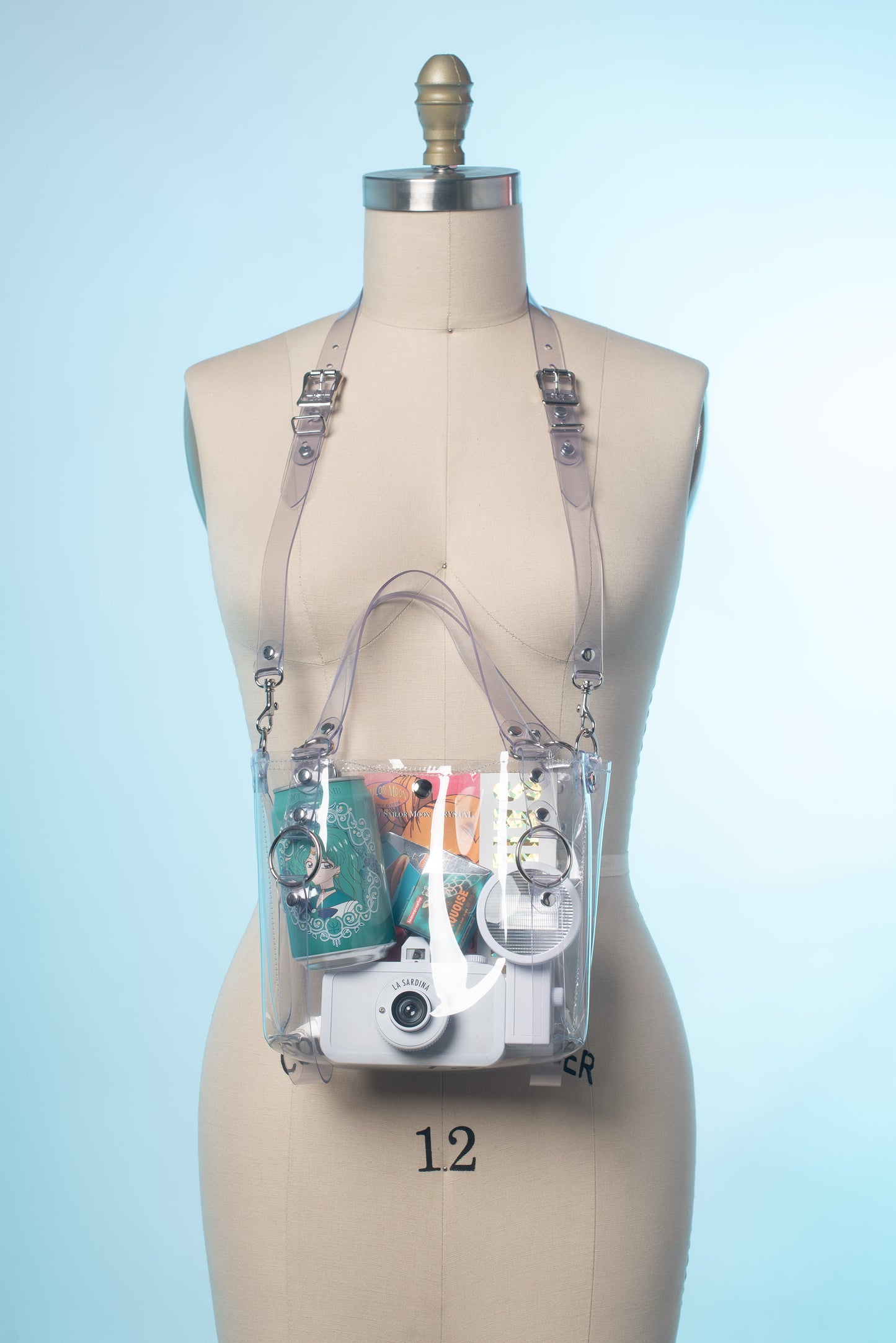 Ready to Ship - Clear Mini Harness Tote Bag