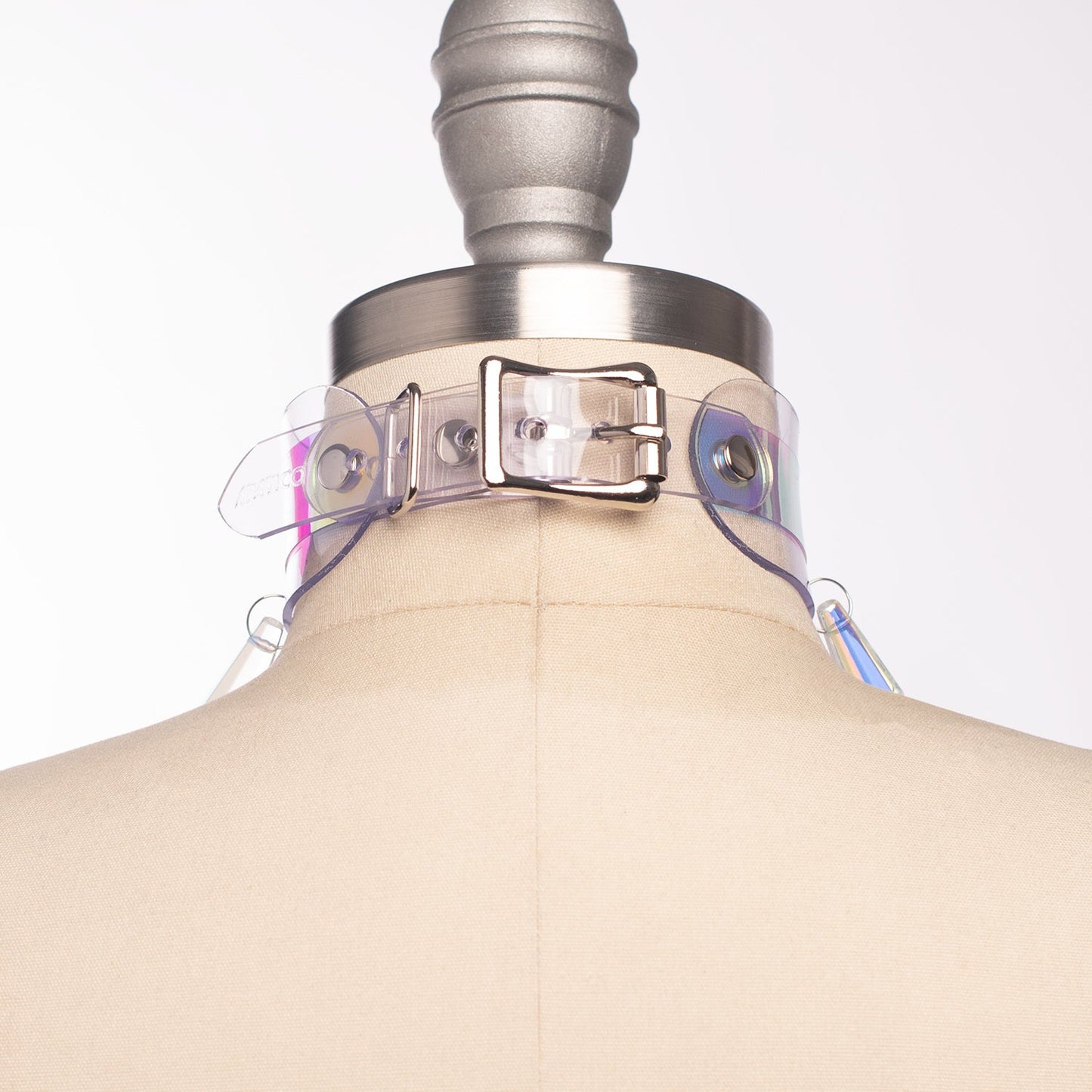 Andromeda Iridescent Crystal Choker Collar - Ready to Ship