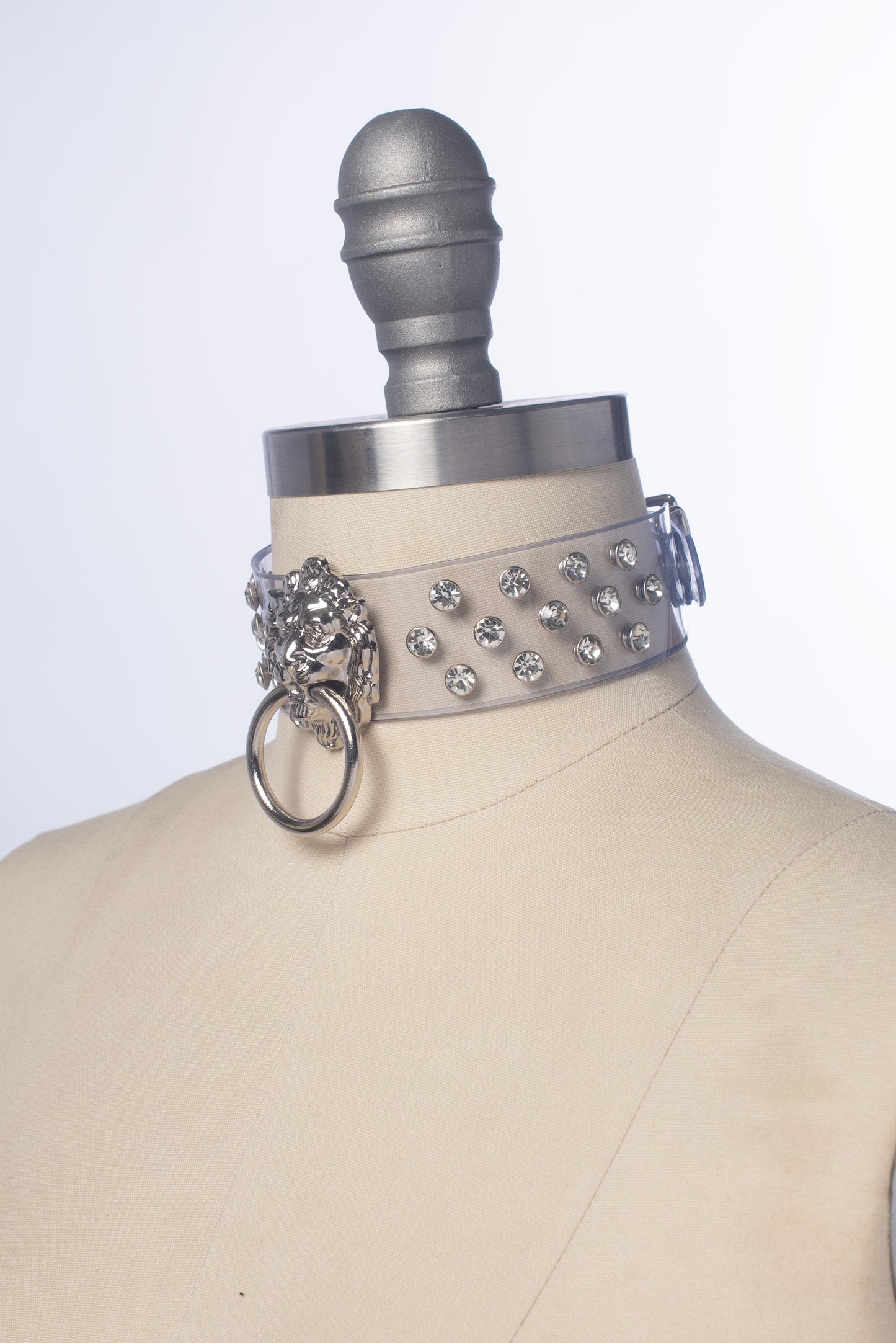 Crystal Leo Choker Collar
