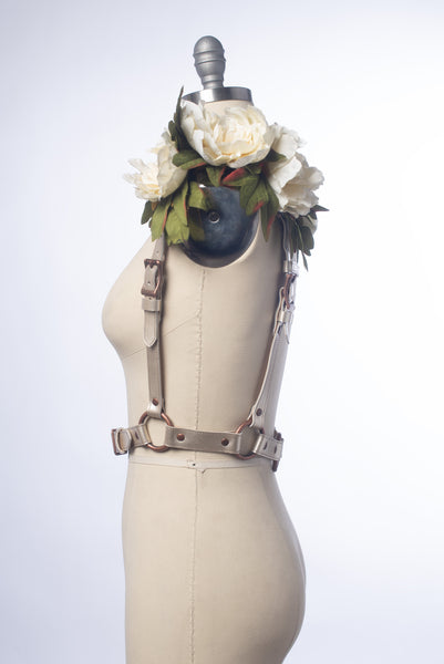 Wood Nymph Floral Harness - OOAK - Ready to Ship