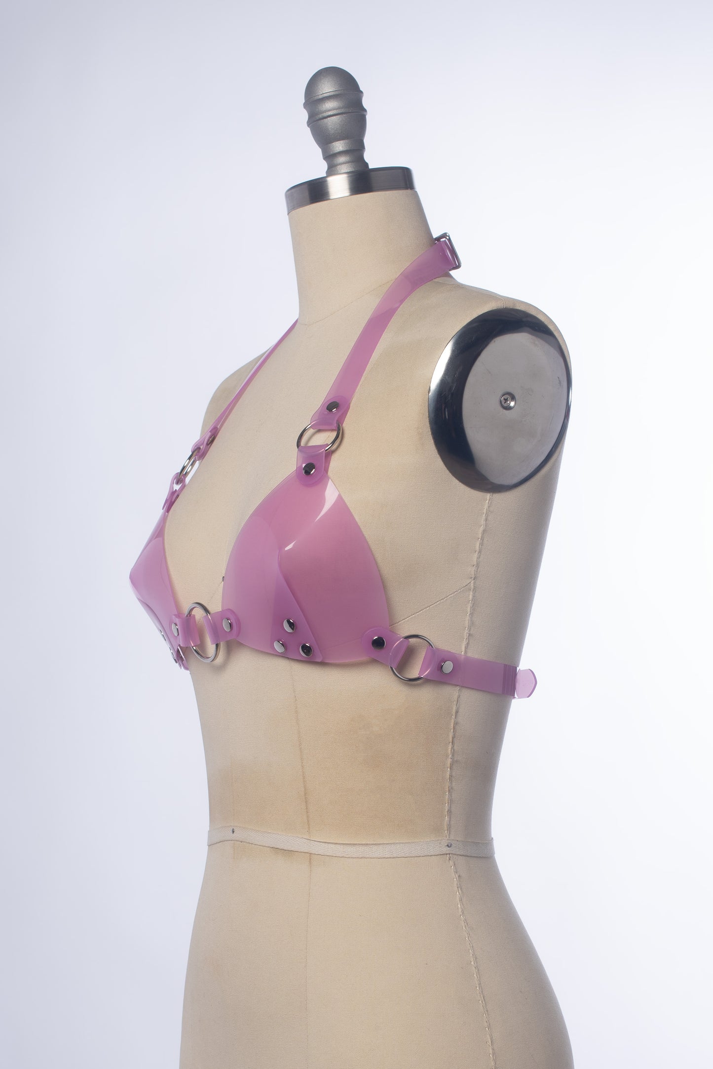 Pastel Triangle Harness Bra
