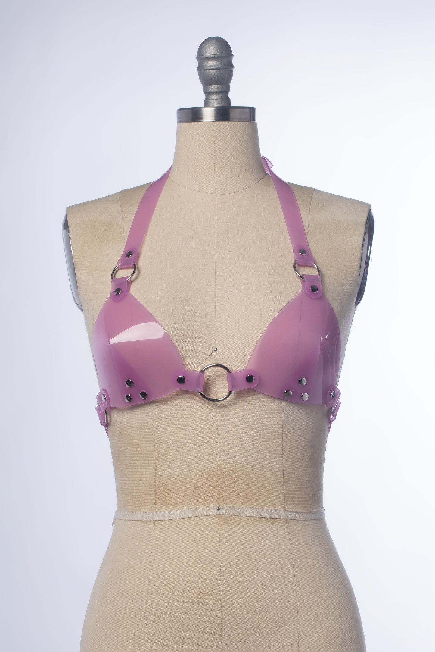 Pastel Triangle Harness Bra