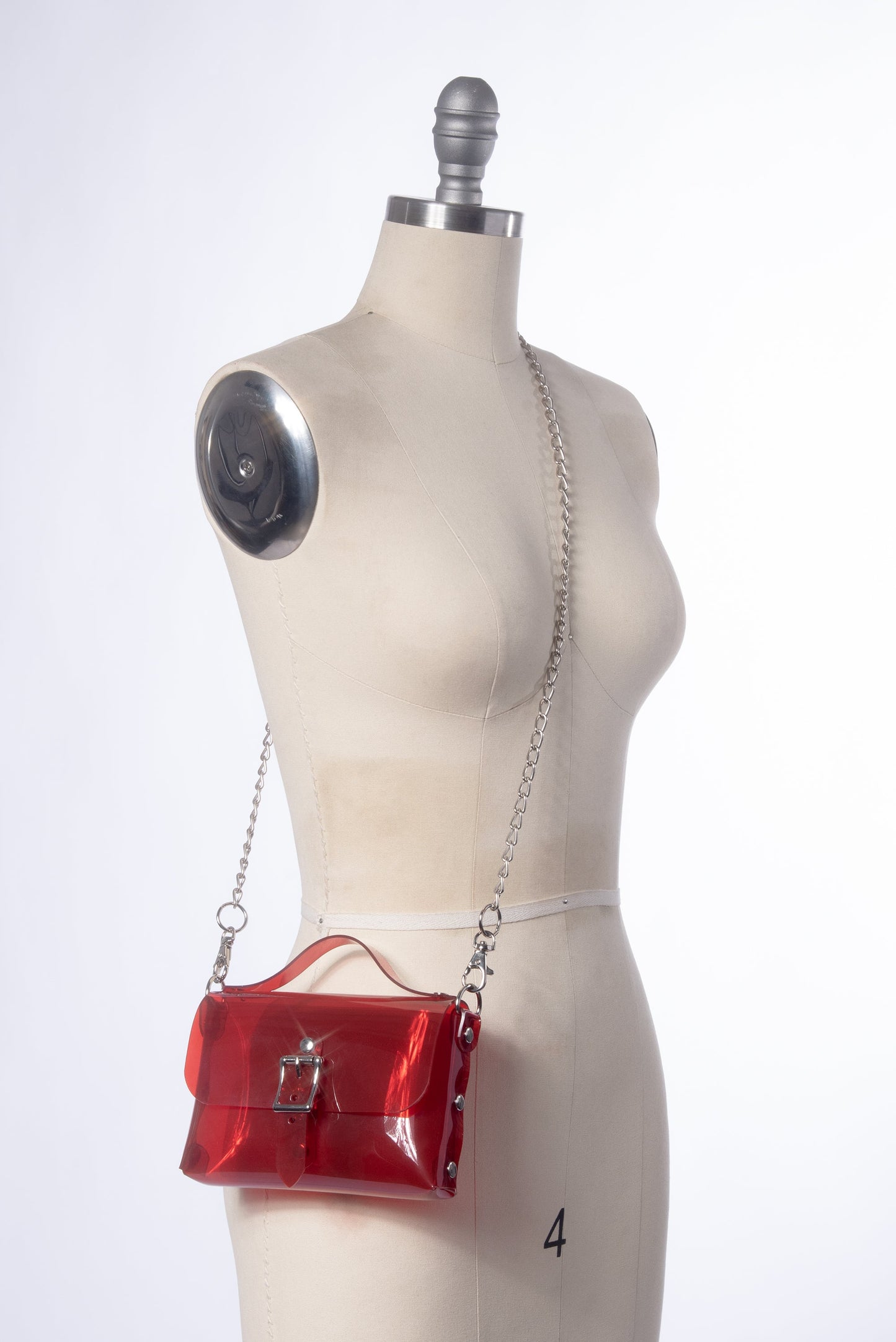 Mini Buckle Bag - Ready to Ship in Clear PVC