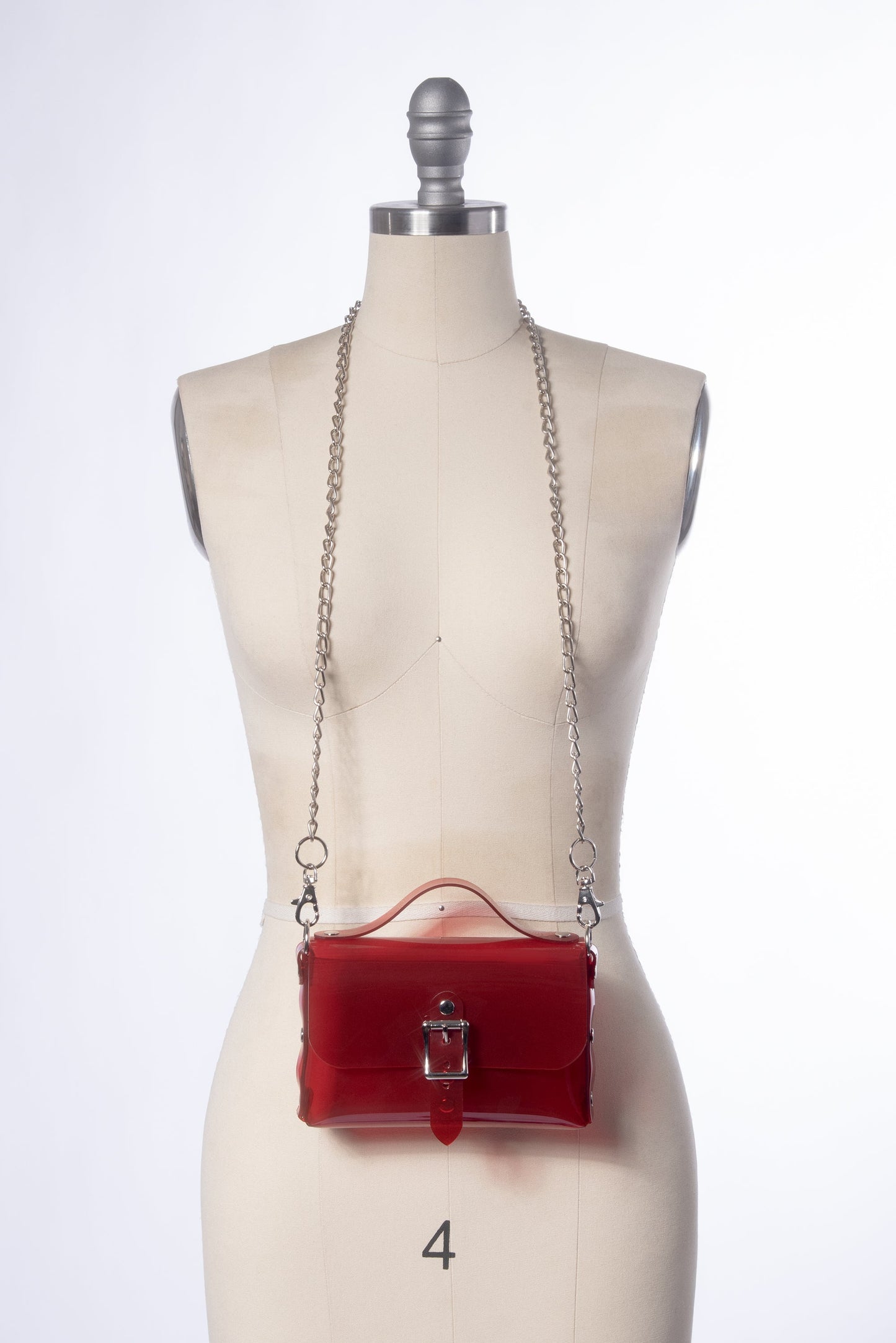 Mini Buckle Bag - Ready to Ship in Clear PVC