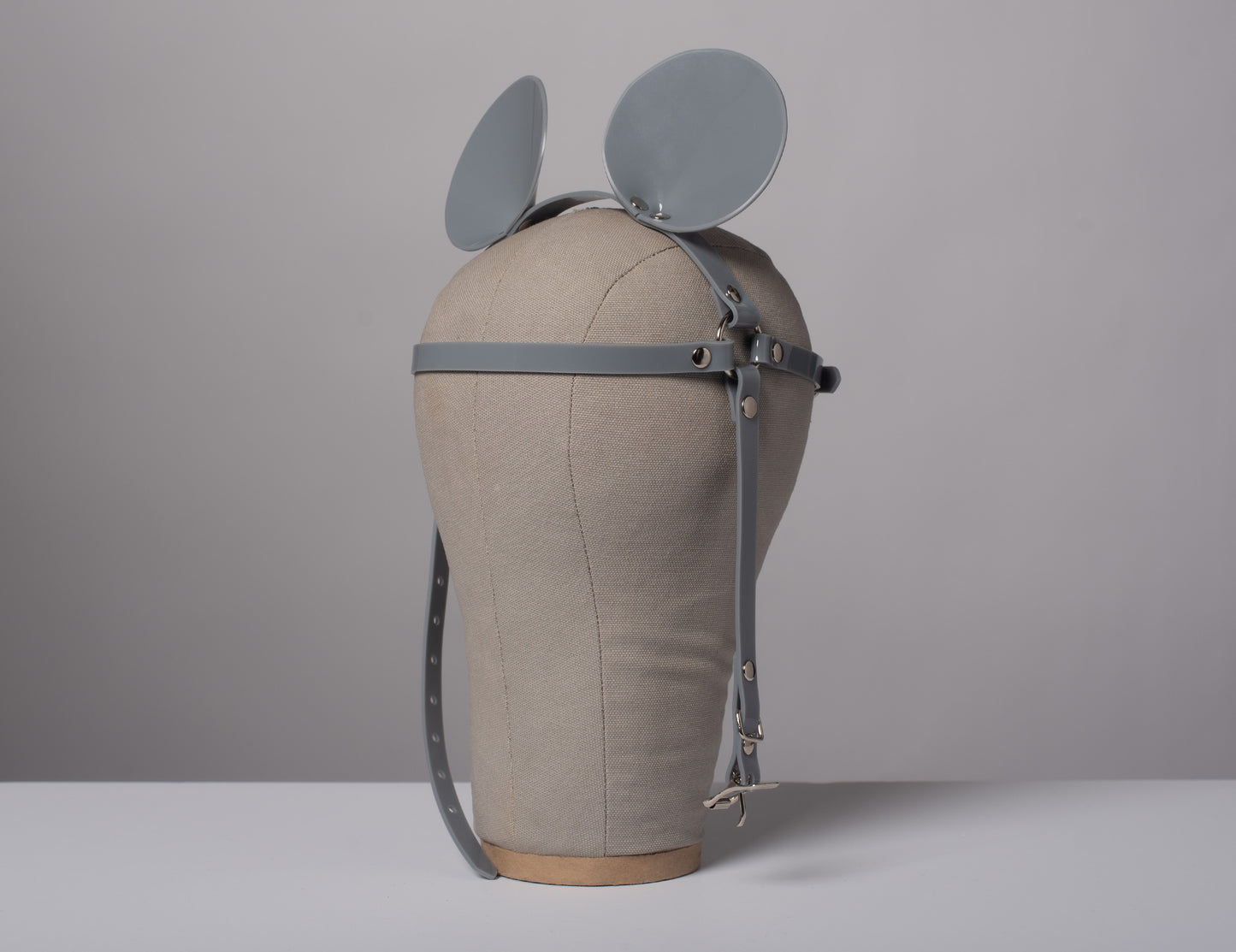 Gray Mouse Ears Harness Headpiece