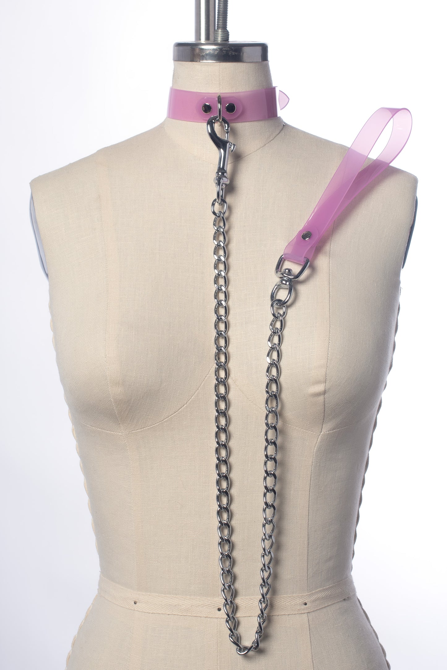 Pastel Chain Leash & Collar Set
