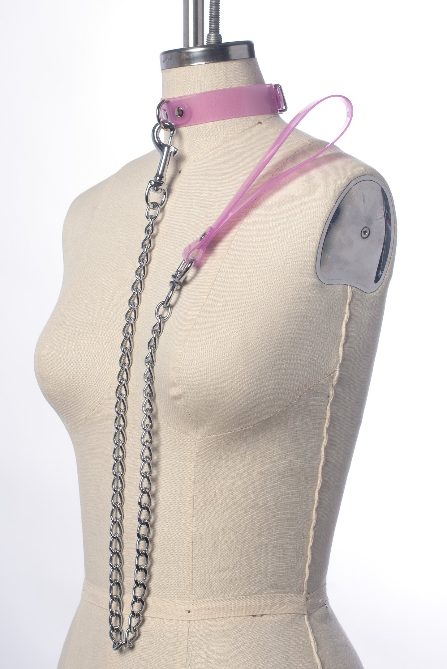 Pastel Chain Leash & Collar Set