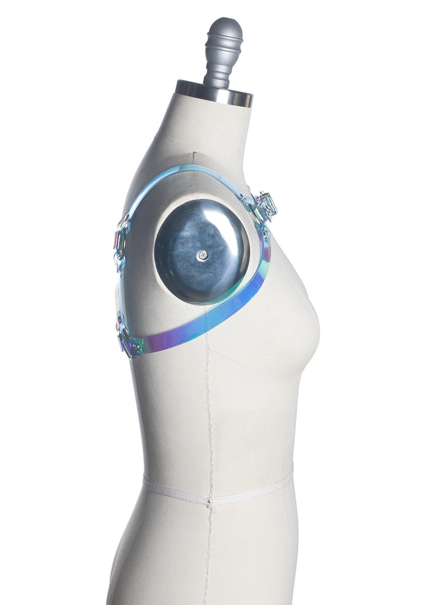 Cold Shoulder Holographic Harness