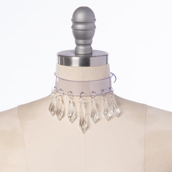 Crystal Drip Choker Collar