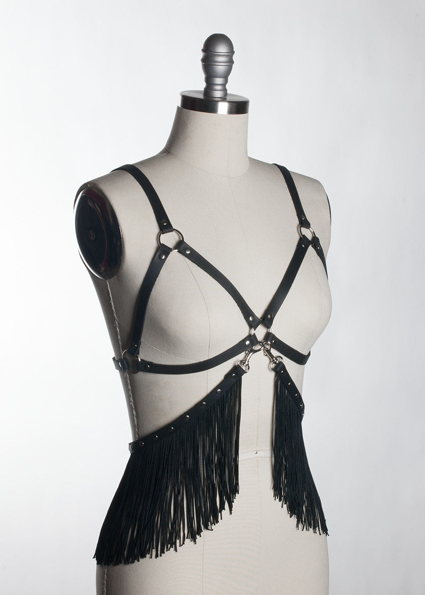 Fringe Cage Bra Harness
