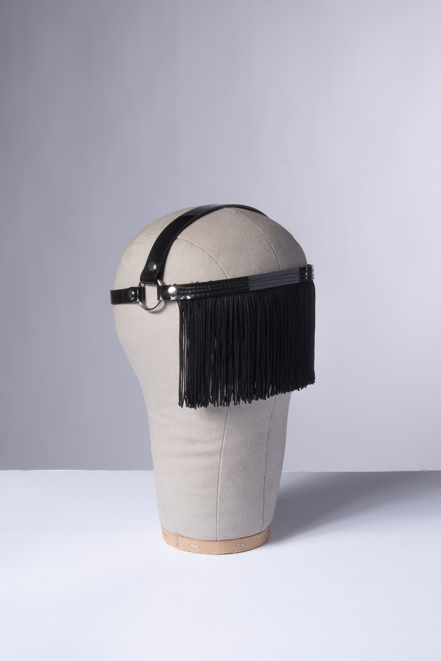 Obscuro Fringe Mask Harness Headpiece