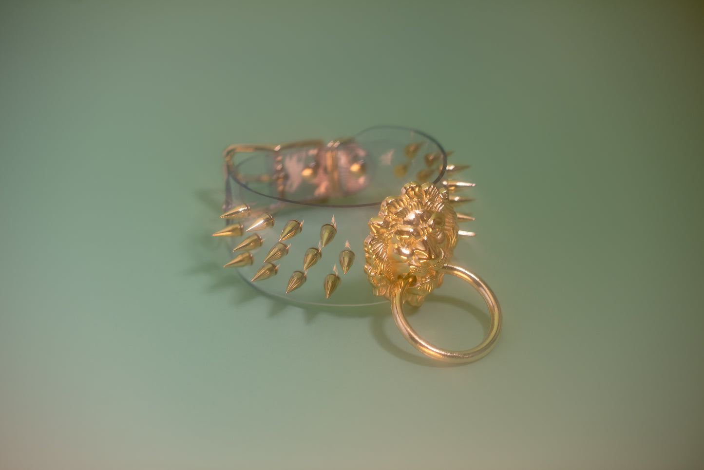 Spiked Leo Lion Choker Collar - Ready to Ship