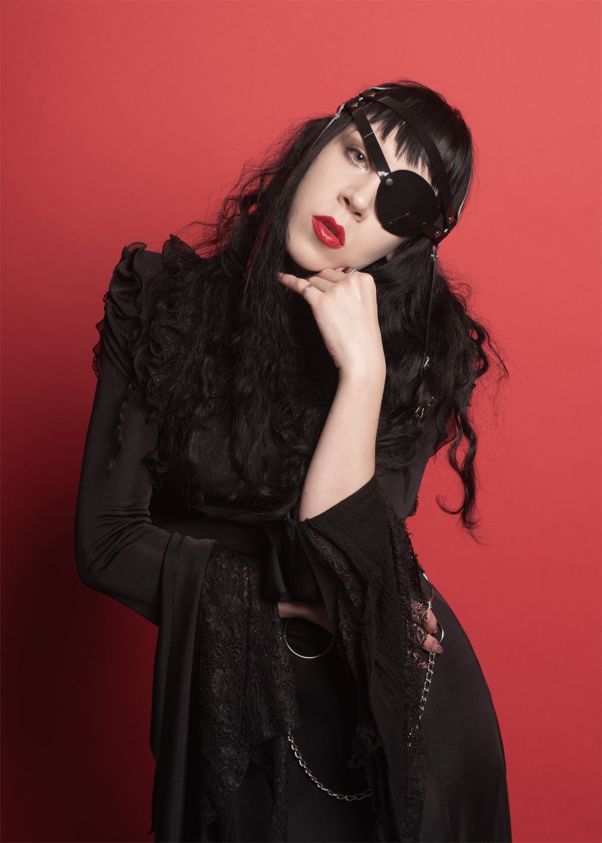 Nadine Eyepatch Harness Headpiece