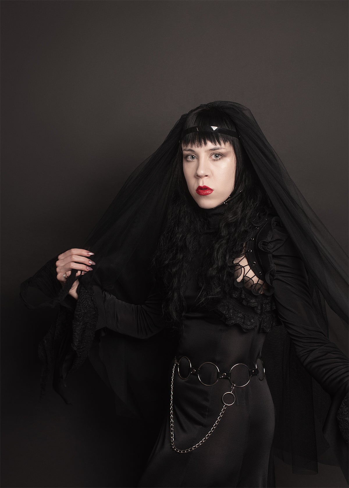 Harness Veil Headpiece