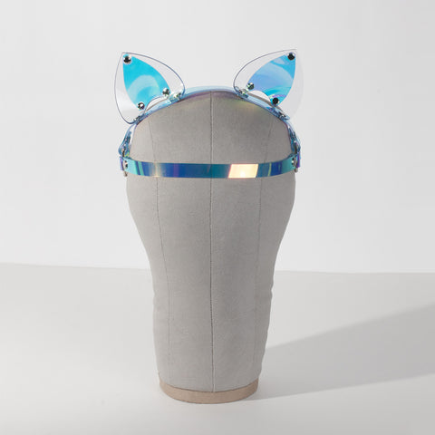 Holographic Cat Ears Headpiece