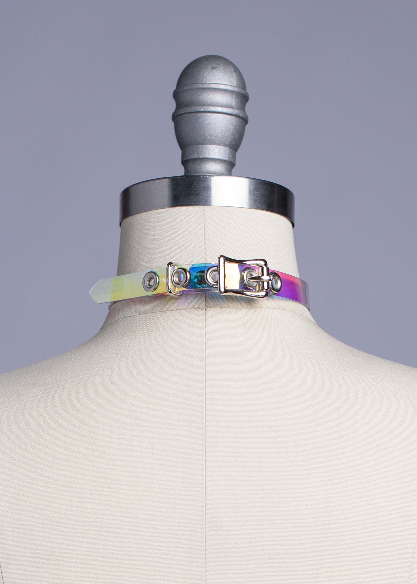 Ready to Ship - Mini Me Holographic Choker Collar