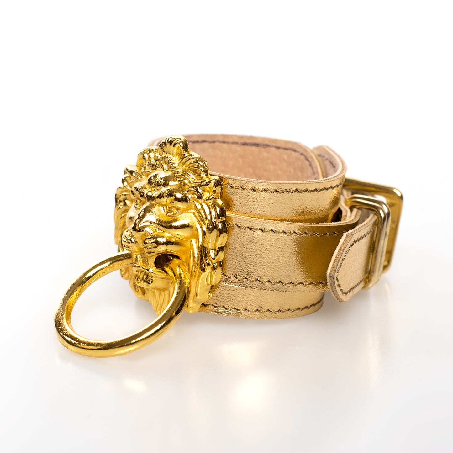 Ready to Ship - Metallic Leo Lion Cuff Bracelet
