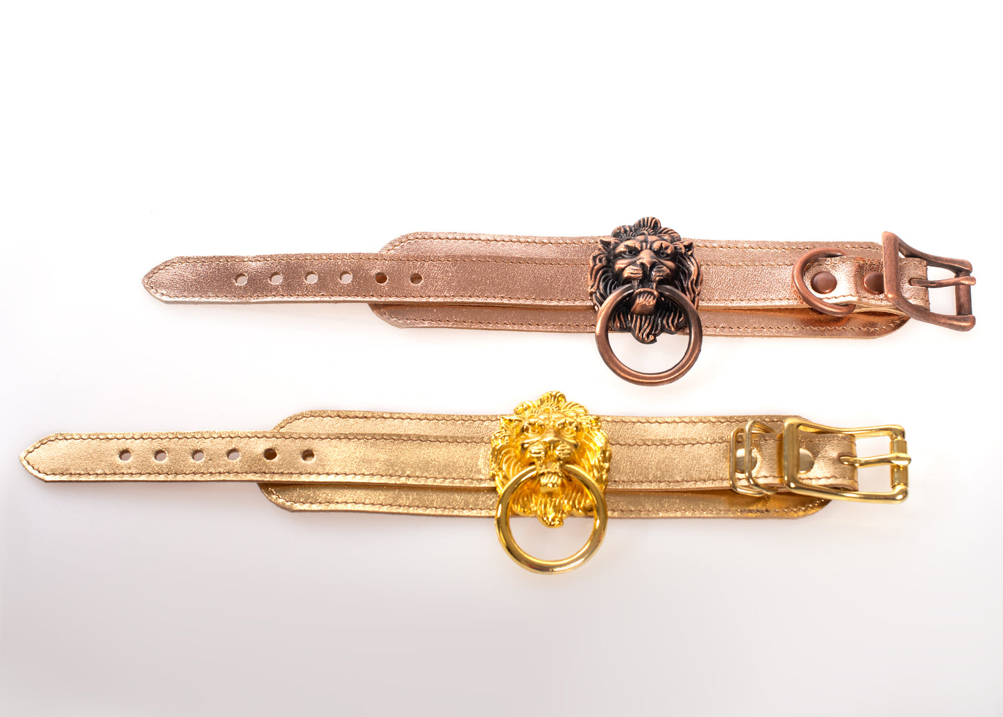 Ready to Ship - Metallic Leo Lion Cuff Bracelet