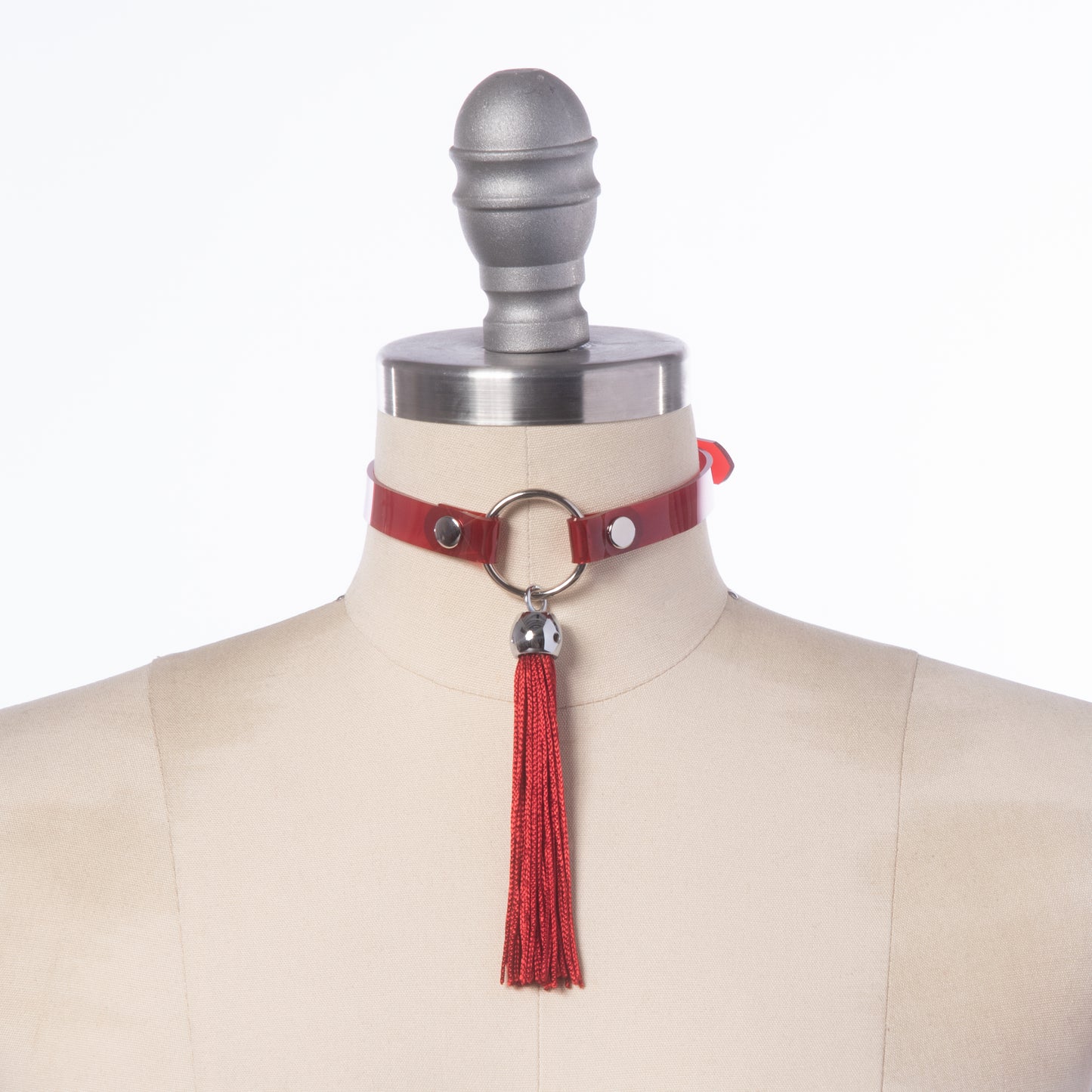 Red Tassel Collar Choker - Ready to Ship
