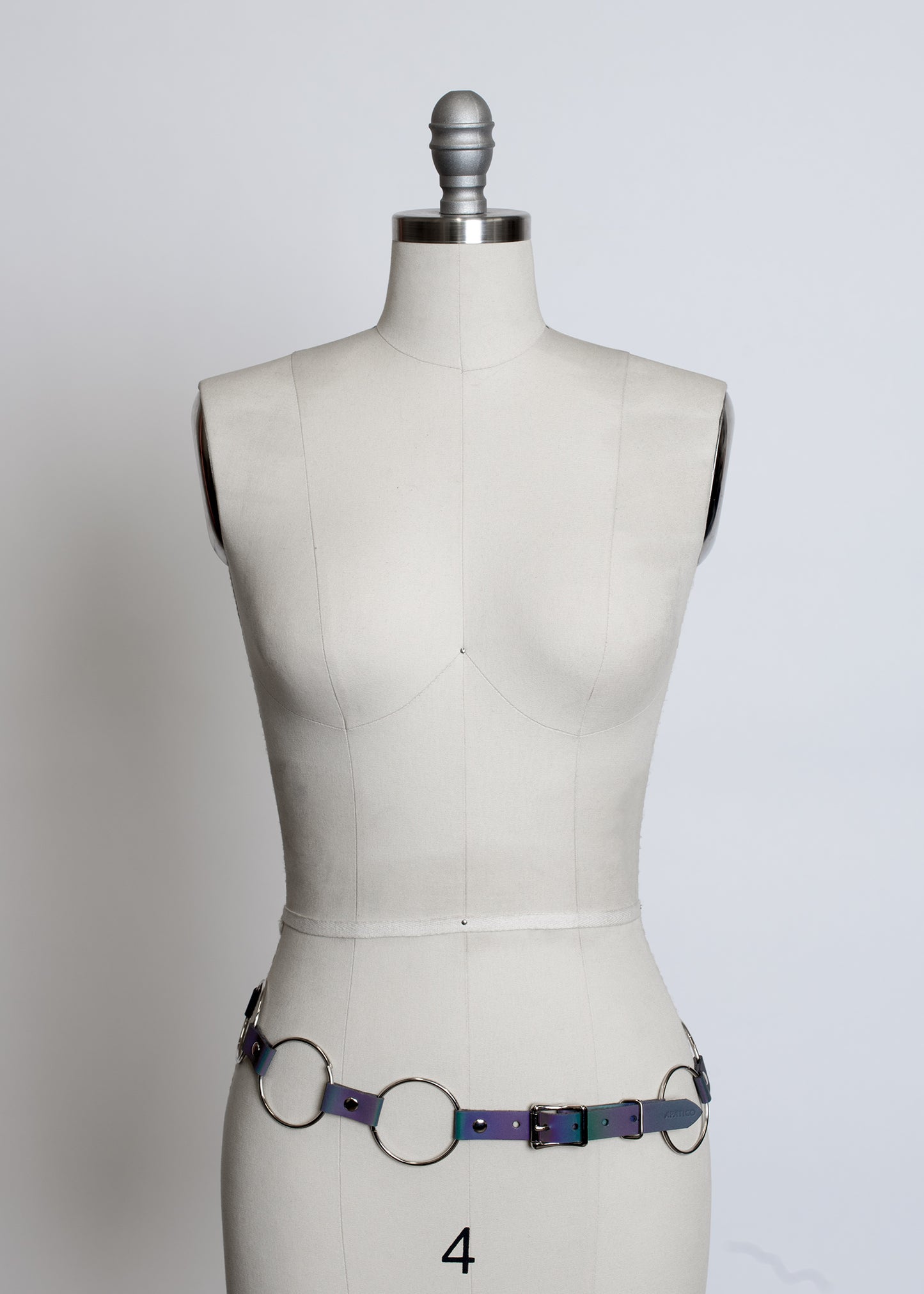 Reflective Rainbow Linked O-Ring Belt