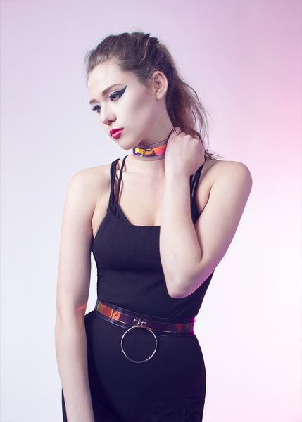 HOLOGRAPHIC O RING BELT - APATICO - 5