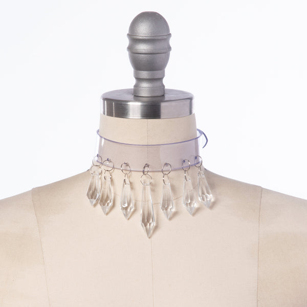 Crystal Drip Choker Collar - Ready to Ship