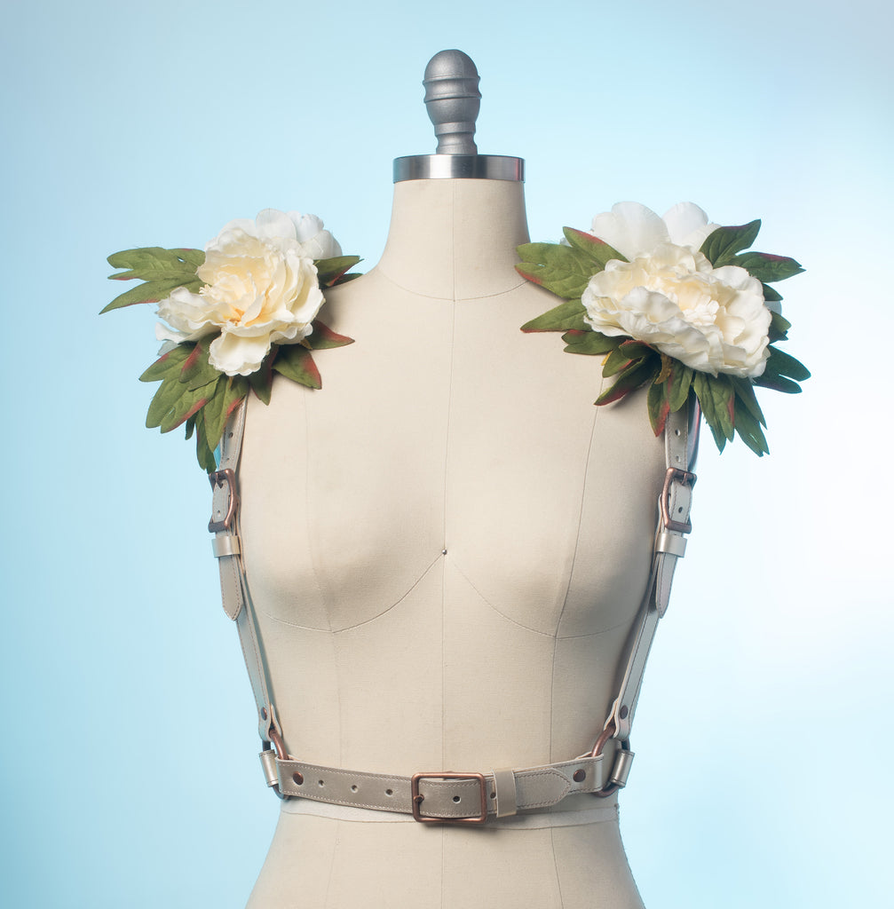 Wood Nymph Floral Harness - OOAK - Ready to Ship