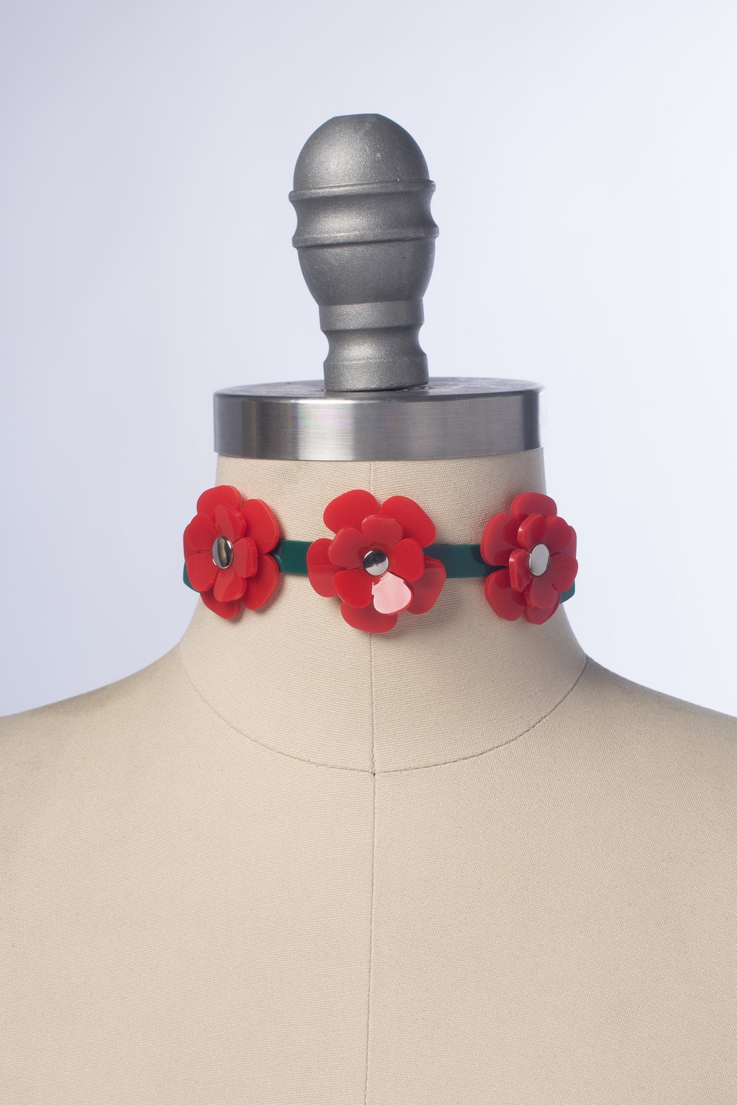 Rose Red Choker