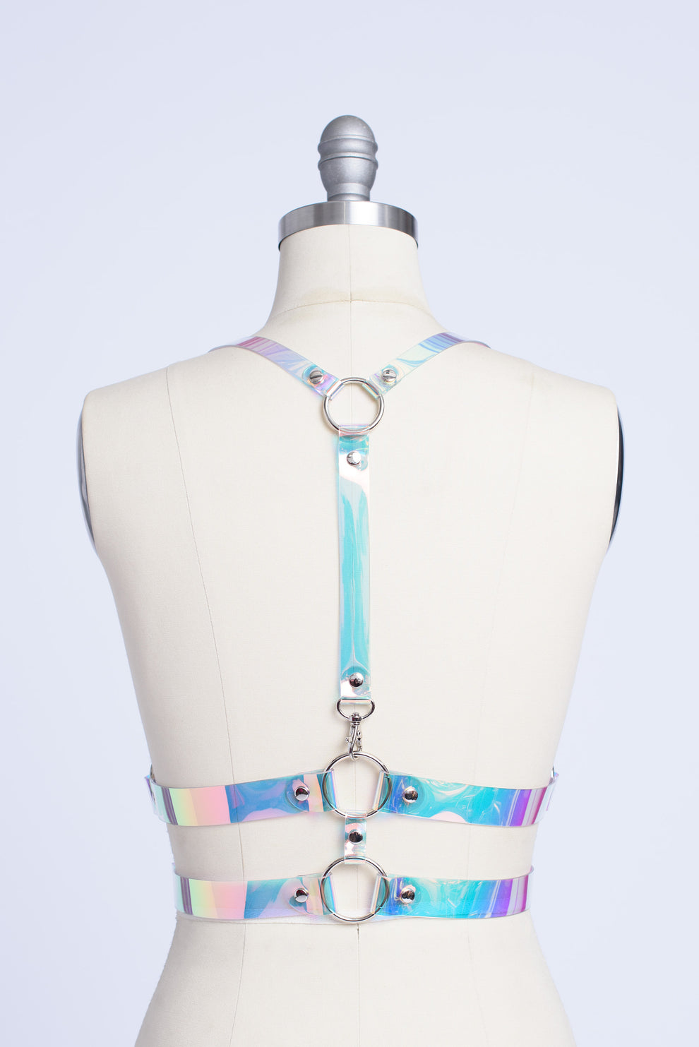 Apatico - Double Buckle Iridescent Pvc Harness - Riot Redux