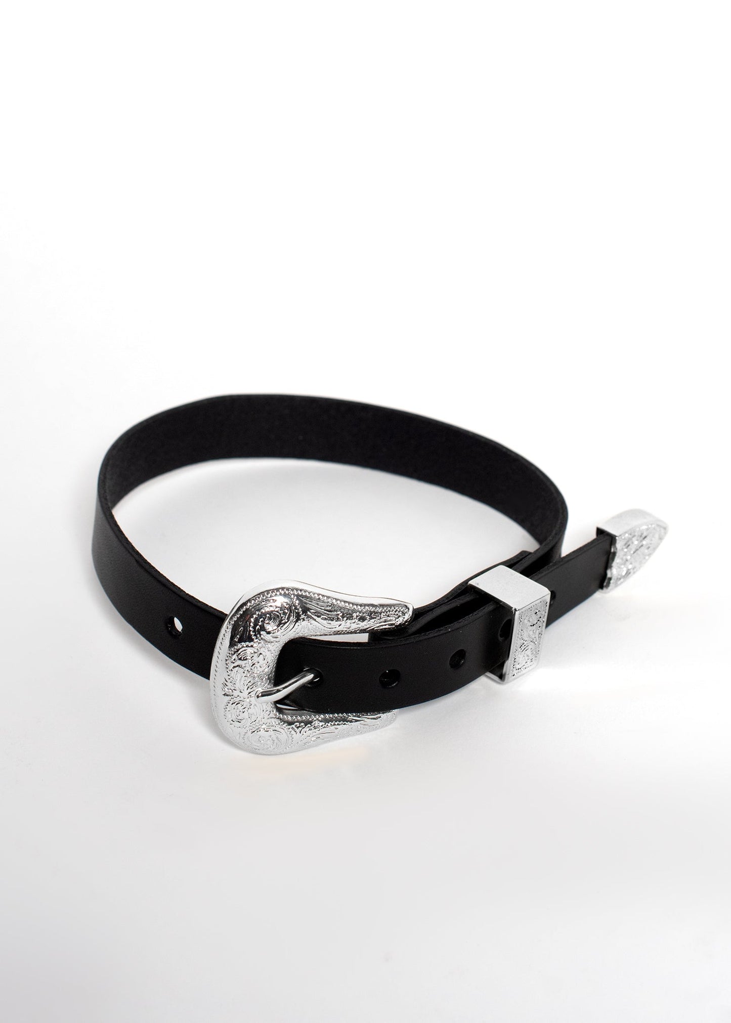 Western Buckle Choker Collar - Ready To Ship