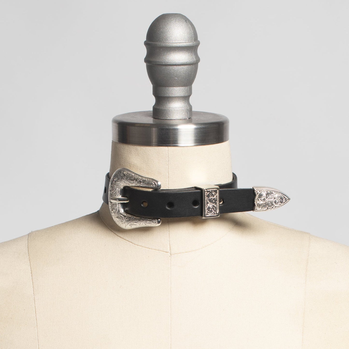 Western Buckle Choker Collar - Ready To Ship