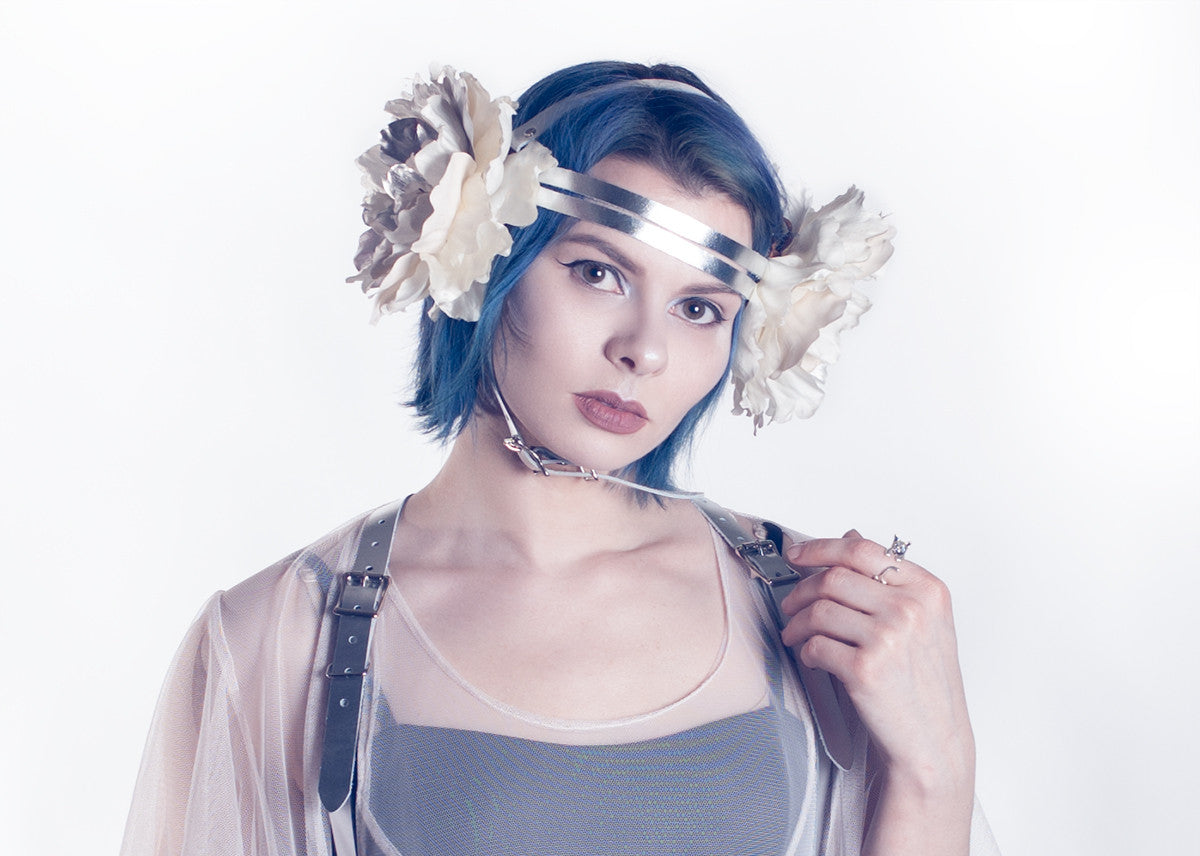 Aphrodite Floral Harness Headpiece