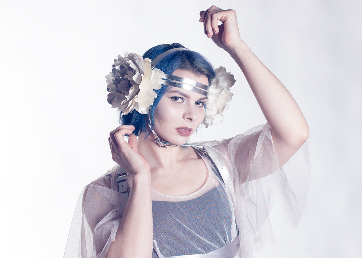 Aphrodite Floral Harness Headpiece