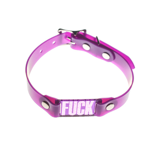 Fxxk Choker Purple