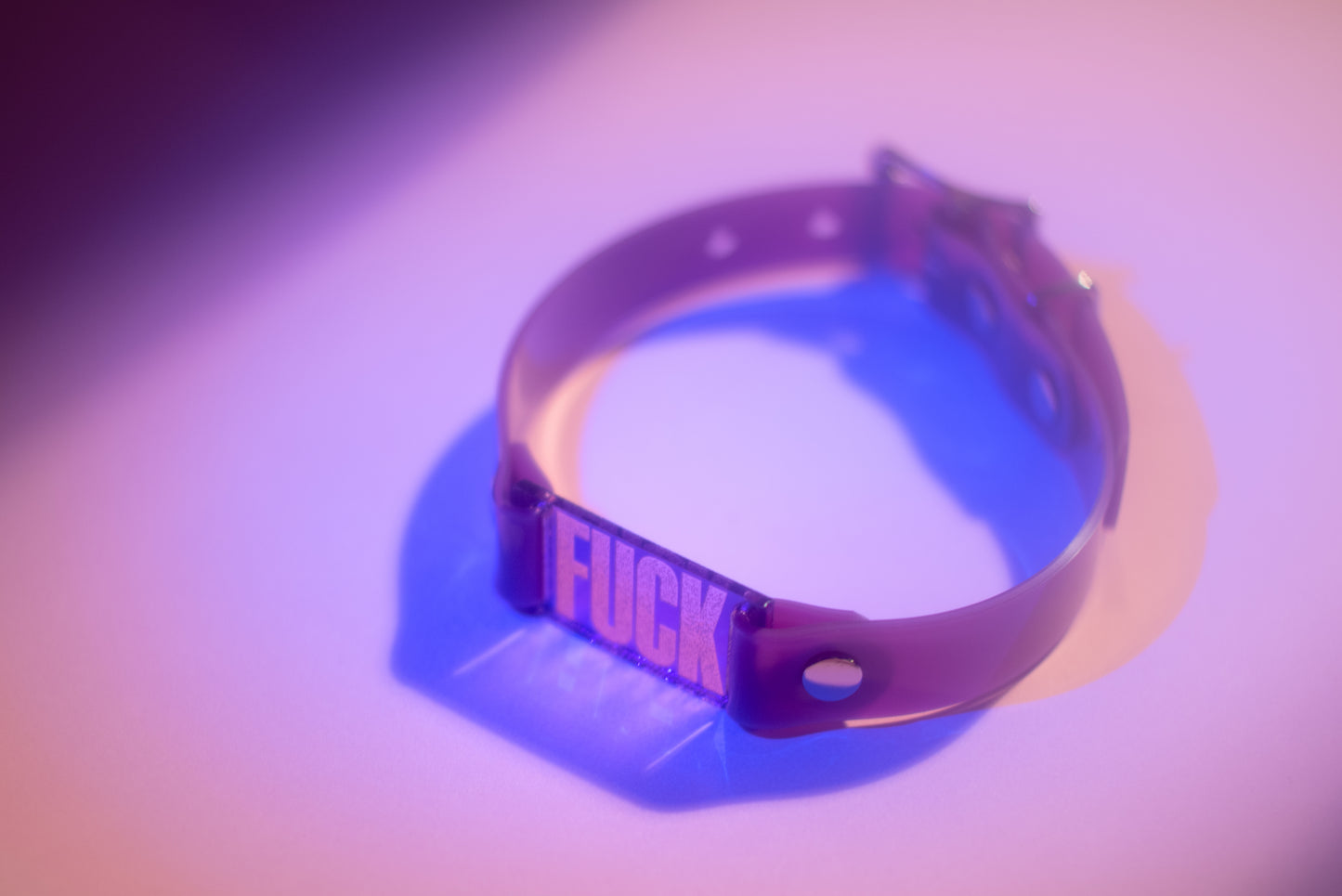 Fxxk Choker Purple