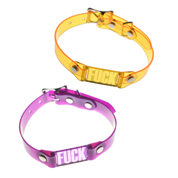 Fxxk Choker Purple