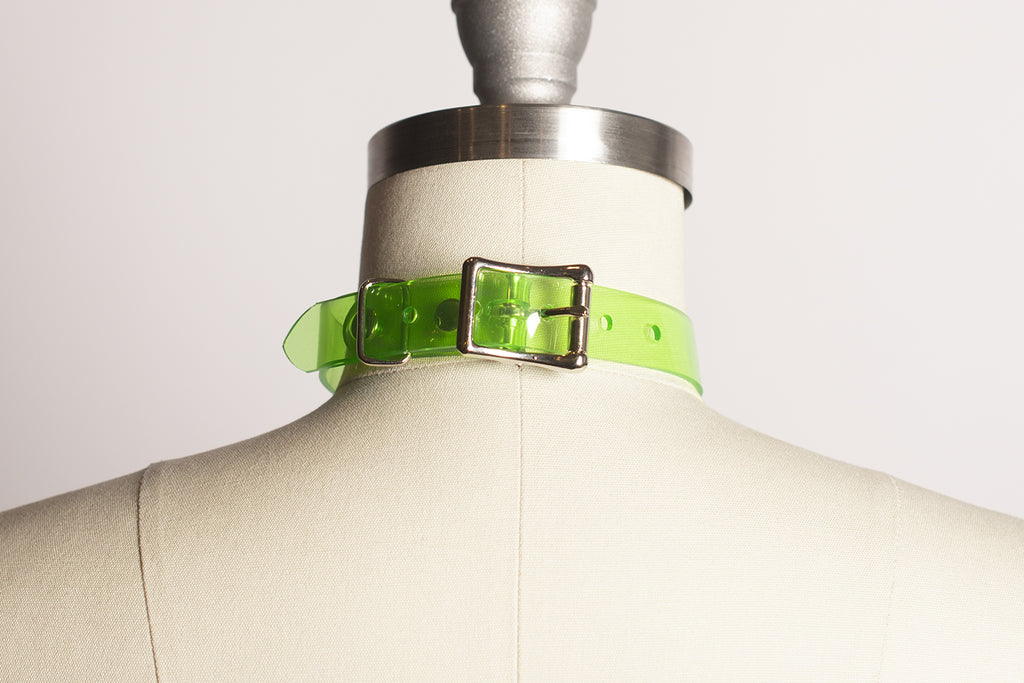 Lime green best sale choker