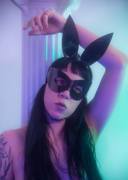 Harness Bunny Ears Mask Headpiece