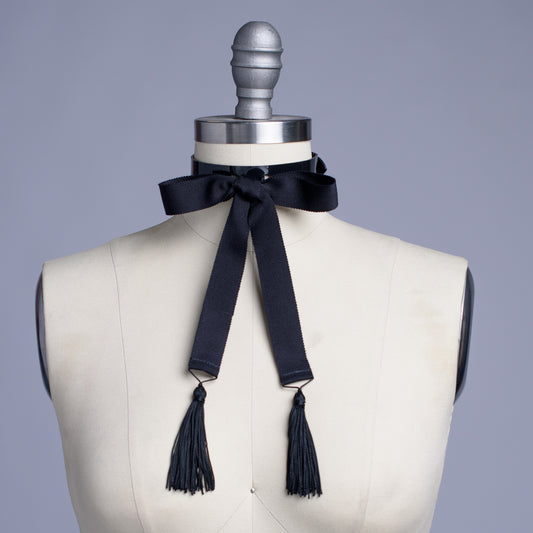 Nadia Ribbon Tassel Choker