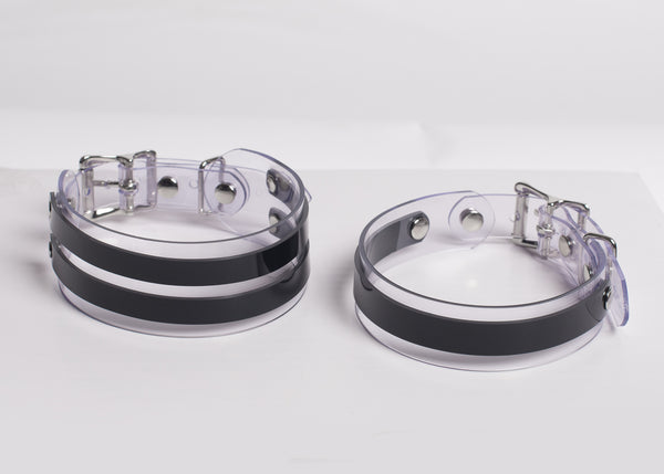Parallel Lines Choker Collar