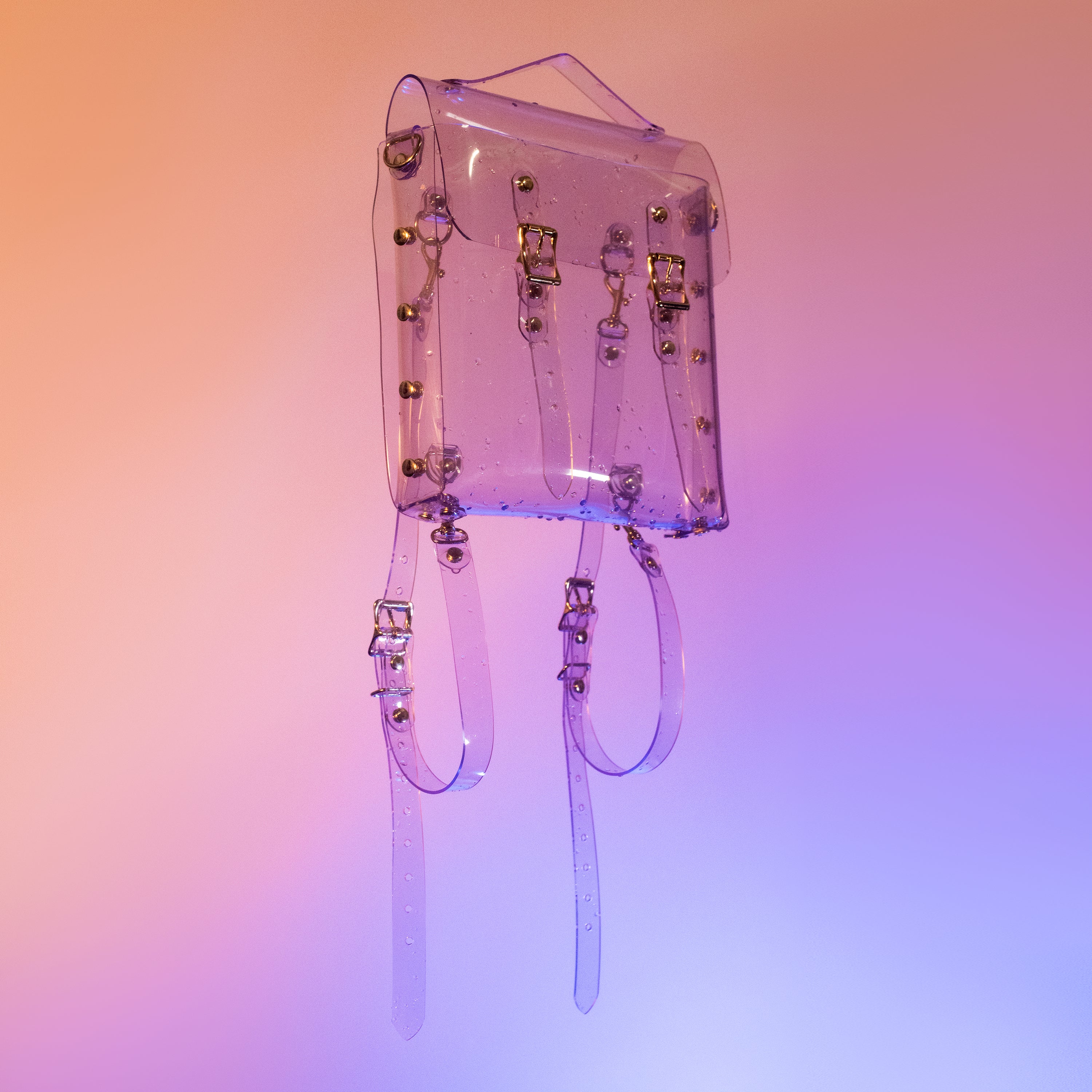 Apatico - Clear Harness Mini Backpack Bag