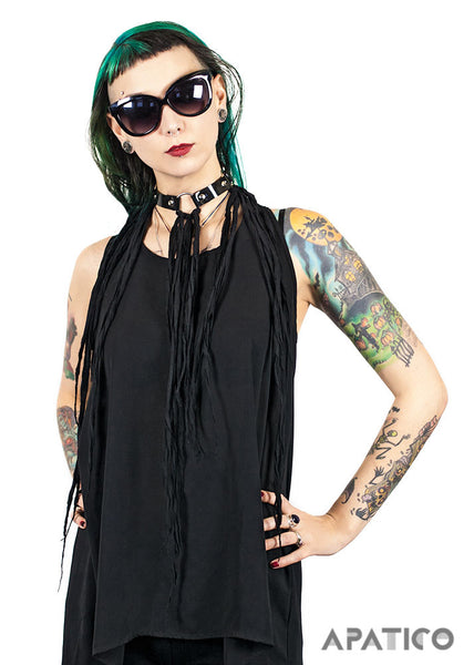 Wraith Fringe Collar Choker - APATICO - 3
