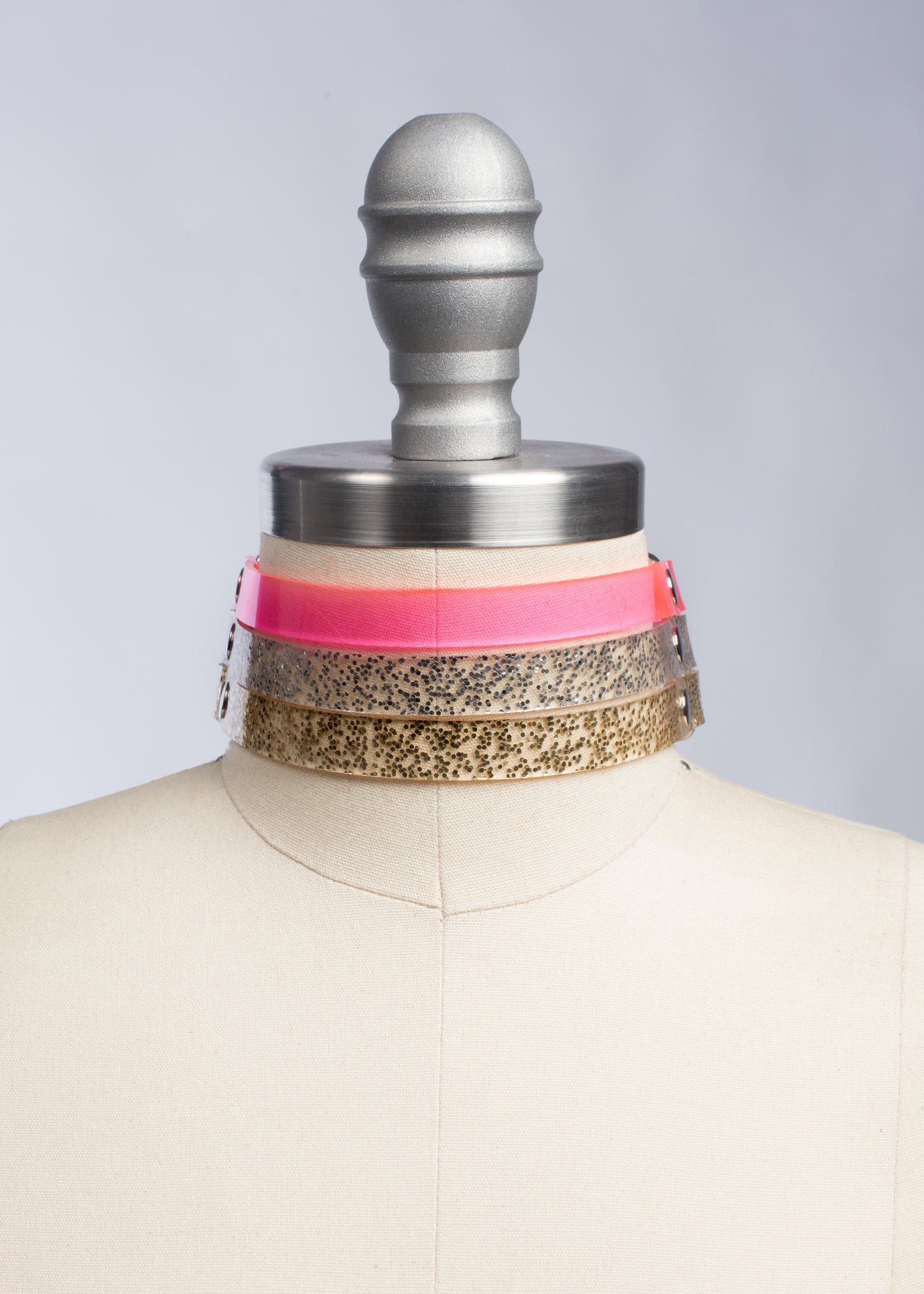 Colorblock Choker Collar