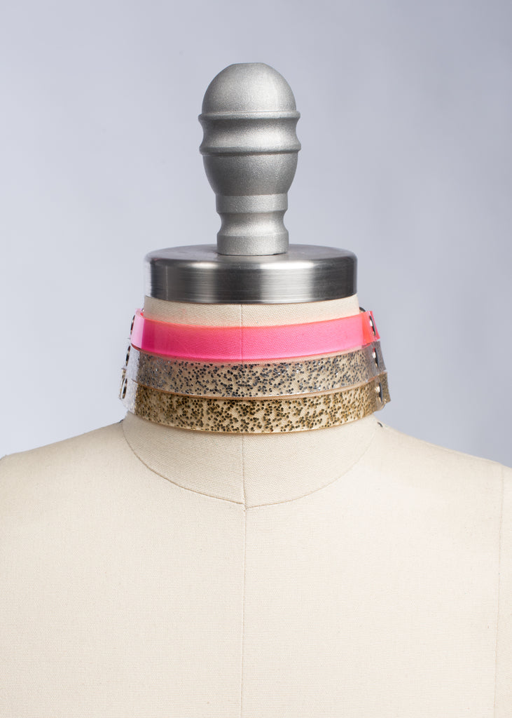 Colorblock Choker Collar