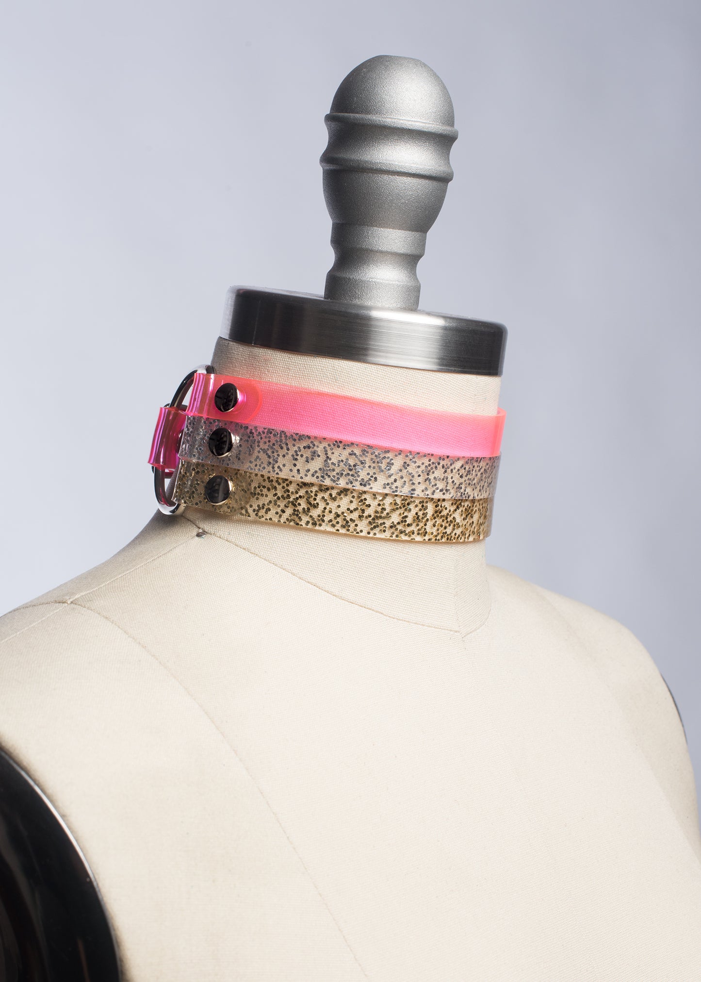 Colorblock Choker Collar