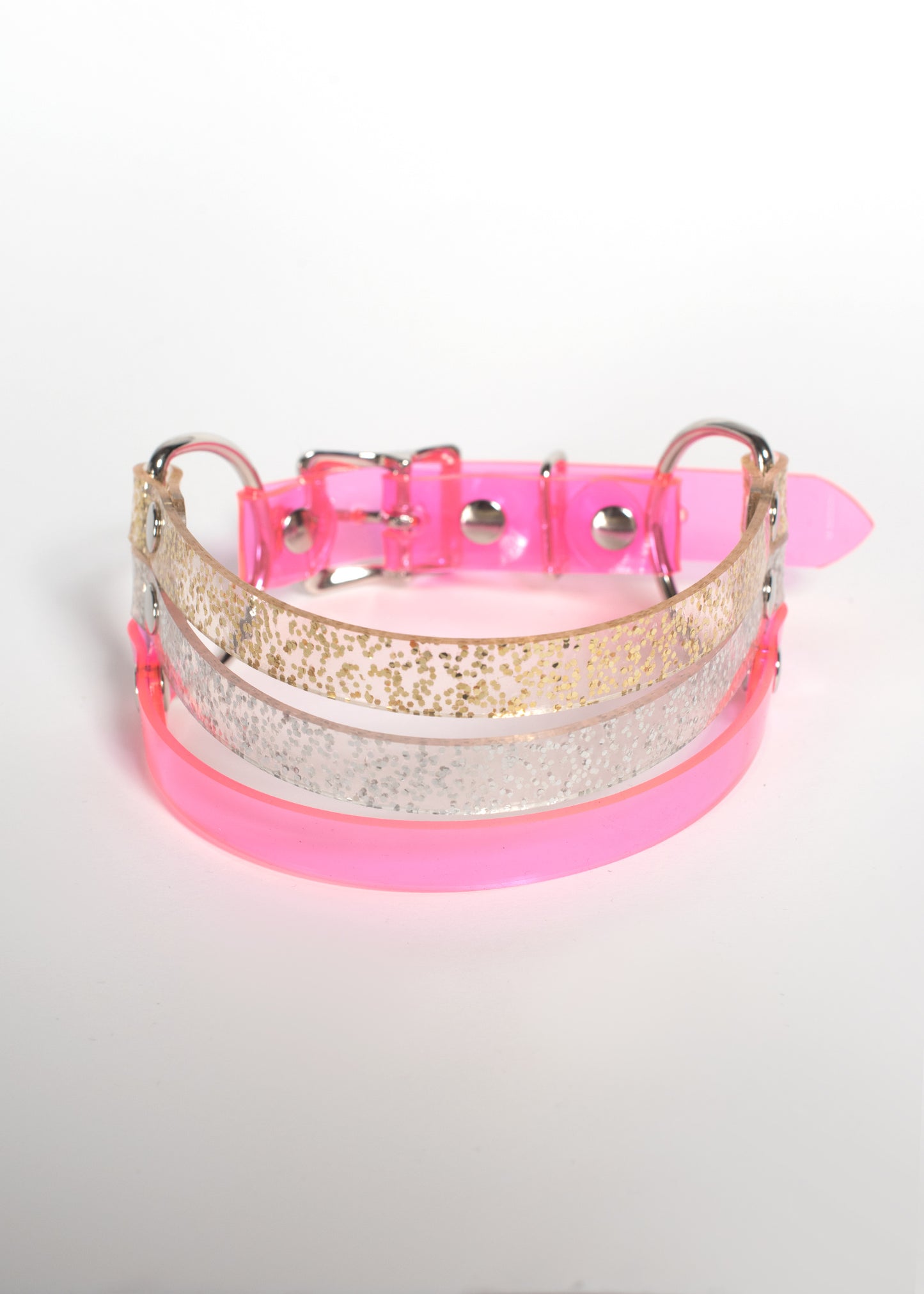 Colorblock Choker Collar