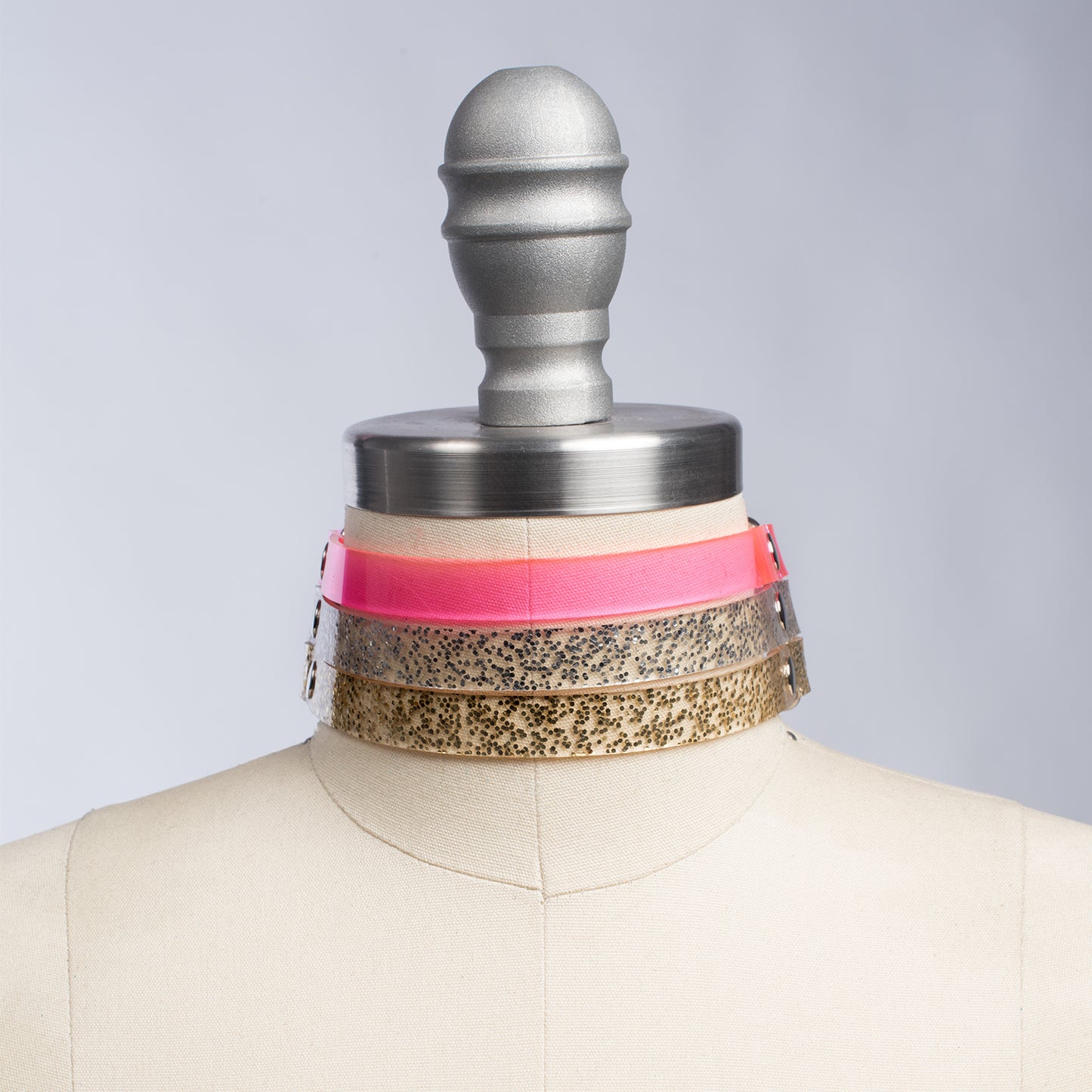 Colorblock Choker Collar