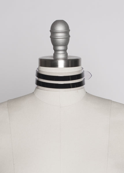 Parallel Lines Choker Collar