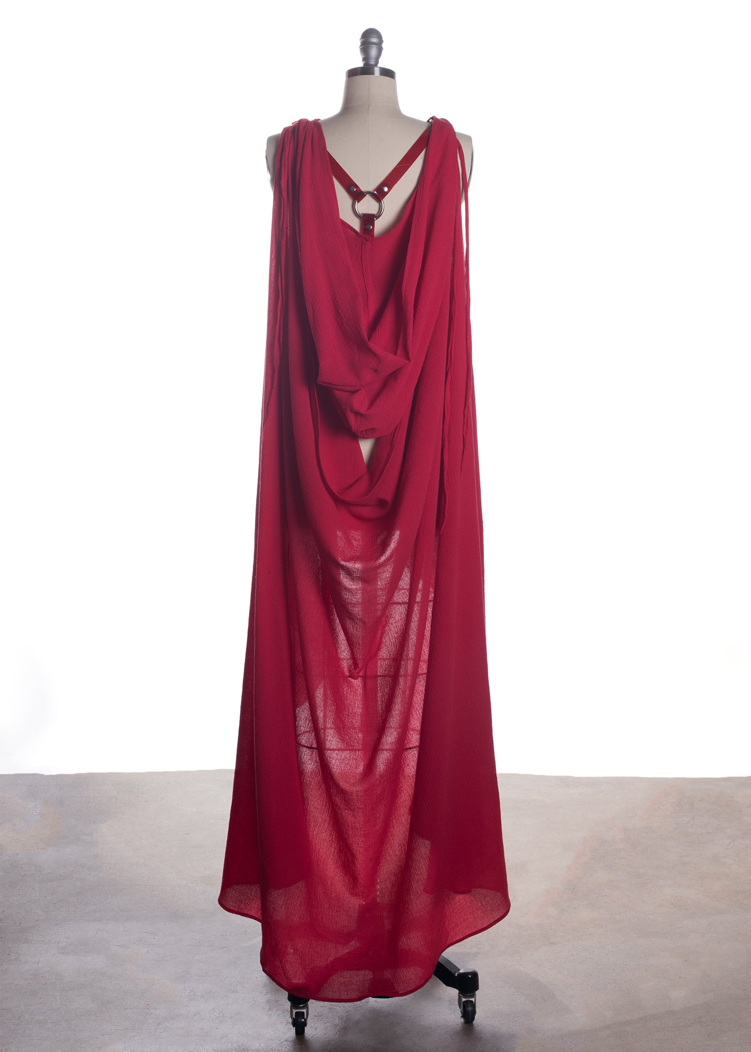 red harness dress Red Velvet Sparkle Harness Dress with Leash 3 Red Rovers
